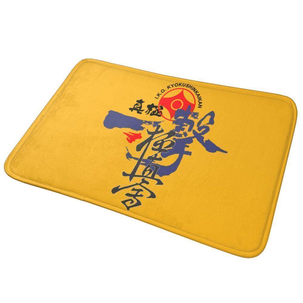 極真 空手 極真会 観空マーク 一撃 ラグマット バスマット 玄関マット拍卖