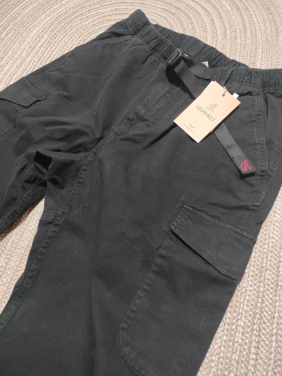 新品 定価14300 GRAMICCI カーゴ ジョガー ロングパンツ M ブラック 黒 ストレッチ グラミチ パンツ メンズ 拍卖