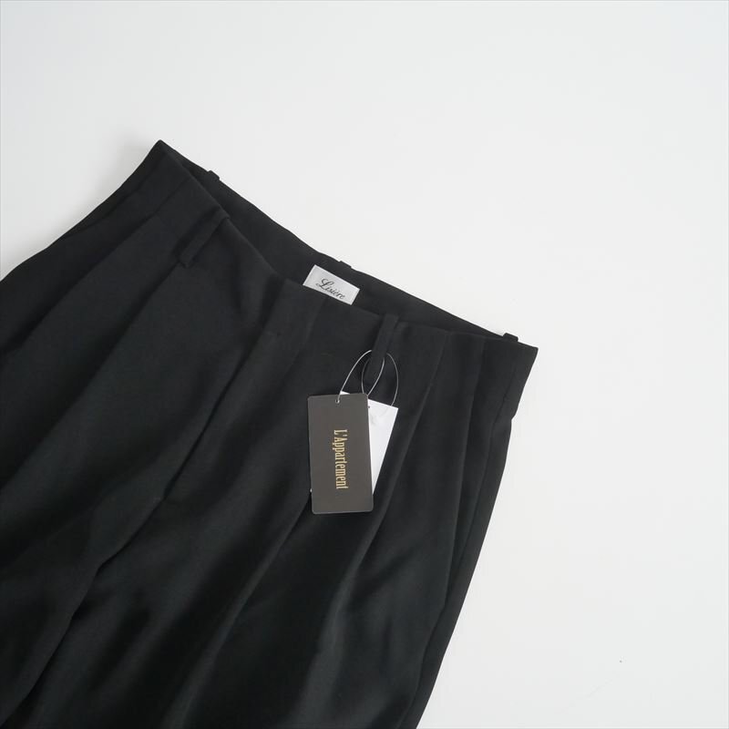 2023SS / 未使用 / Lisiere / L'Appartement ドゥーズィエムクラス / Lowrise Tuck Wide Pants パンツ 40 / 23030560401810 / 2501-0586拍卖