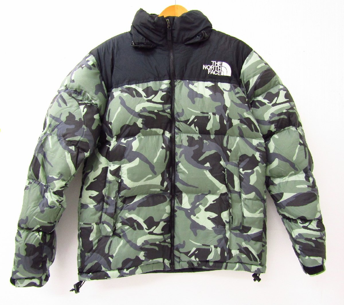 THE NORTH FACE ザ ノースフェイス ヌプシ ダウン カモ柄 JKT SIZE:XL 衣類 ≡WF2496拍卖