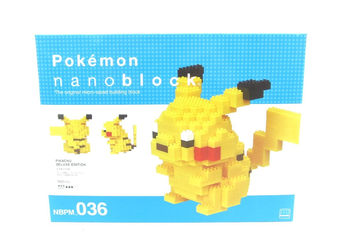 NBPM_036 ナノブロック ポケットモンスター ピカチュウDX ポケモン ∠UH3900拍卖