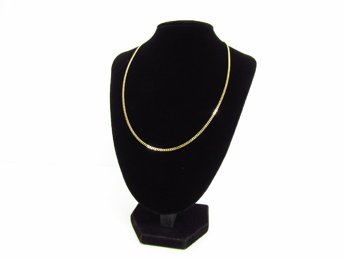 K18 金 ゴールド 喜平ネックレス 2面シングル 約10.2g 約50cm ▼AC25847拍卖