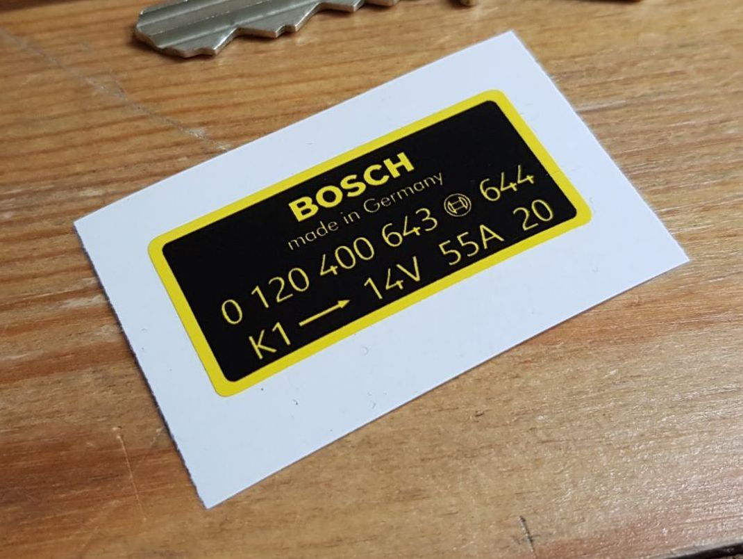 Bosch ボッシュ 38mm x 18mm 車 バイク ステッカー デカール 送料無料拍卖
