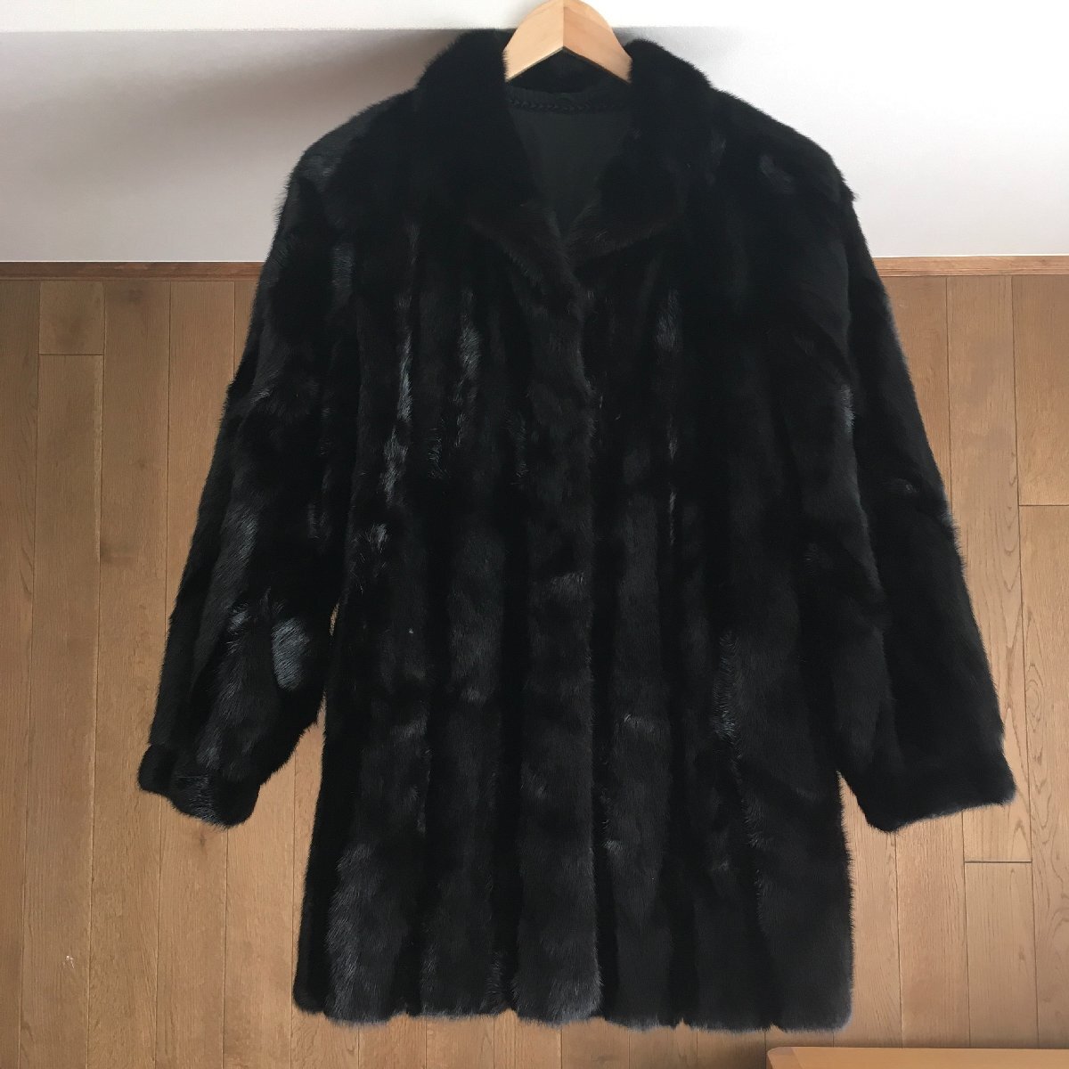 即決 美品 SAGA MINK サガミンク 毛皮 Superb Quality 袖太 柔らか ミンク ロング コート13号 TM拍卖