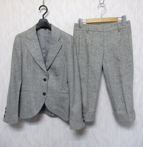 セオリー theory セットアップ パンツスーツ ウール X0 グレー kn2275拍卖