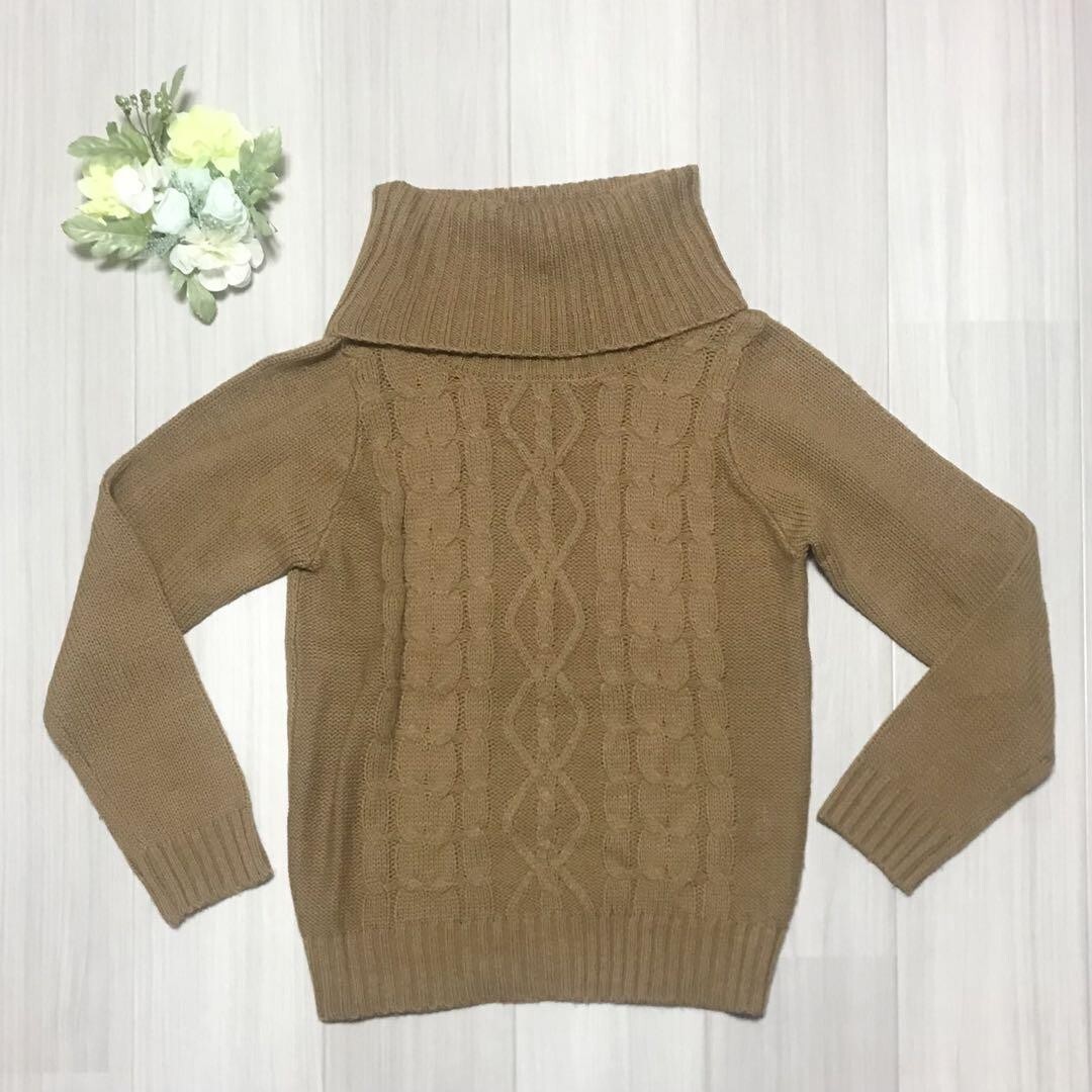 L'espoir レディース オフタートルニット サイズL バスト86〜94cm 身長154〜162cm b0014拍卖