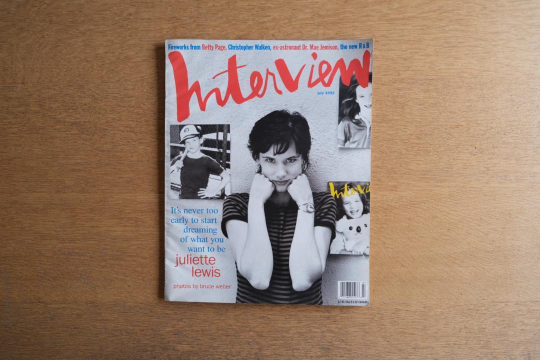 【希少・美品】 Interview Magazine 93 Bruce Weber Photos 表紙 ブルース・ウェバー アンディ・ウォーホル拍卖