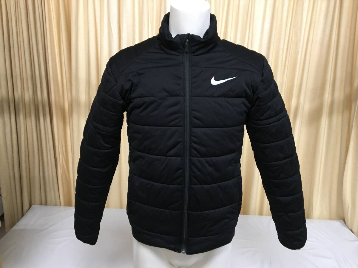 NIKE 「ナイキ ジャケット 黒色」サイズ:M 材質:ポリエステル全100% 適用身長(165~175Cm)拍卖
