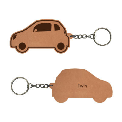 【本革】スズキ ツイン【EC22S系】レザーキーホルダー拍卖