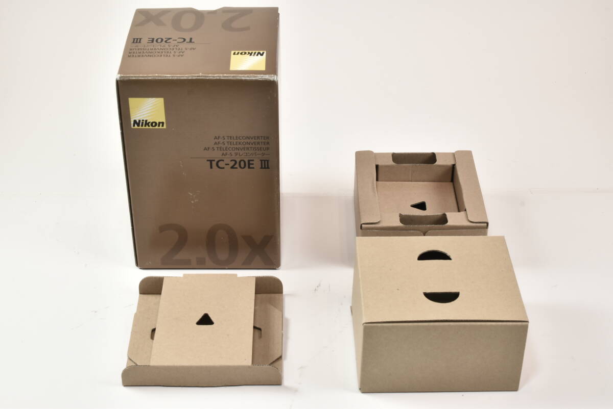Nikon ニコン TC-20E Ⅲ テレコンバーター 空箱 純正箱 ケース EF-TN-YO2501拍卖