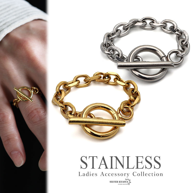 (シルバー、17号) マンテルリング チェーンリング ステンレス シルバー 18KGP チェーン お洒落 人気 トレンド 流行り拍卖