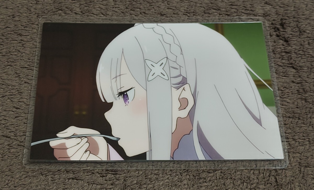 ♪『Re:ゼロから始める異世界生活』♪ポストカード♪横顔アップ♪NOT FOR SALE♪ラミネート加工済(説明欄必読)♪拍卖