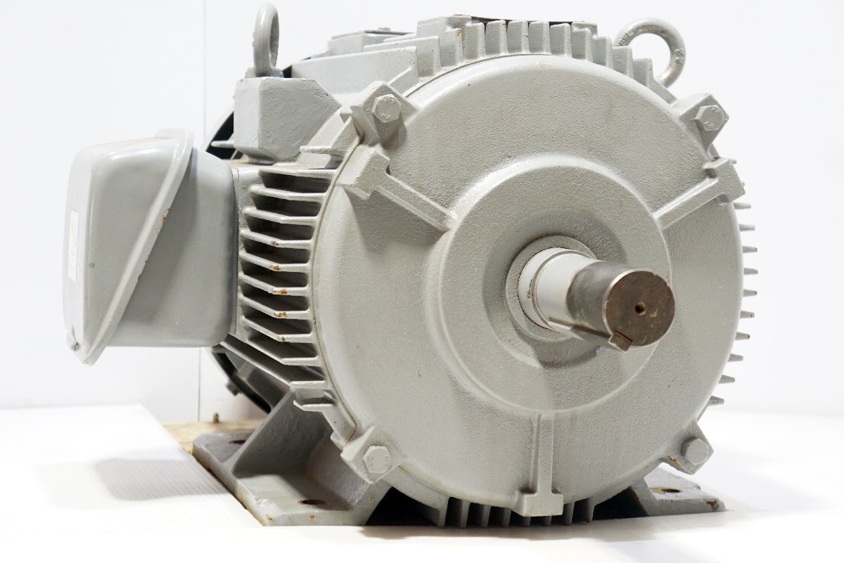 西P☆未使用☆HITACHI 日立 PREMIUM EFFICIENCY THREE PHASE INDUCTION MOTOR 18.5KW 4PLE TFO LKK 三相200V◇3U-804拍卖