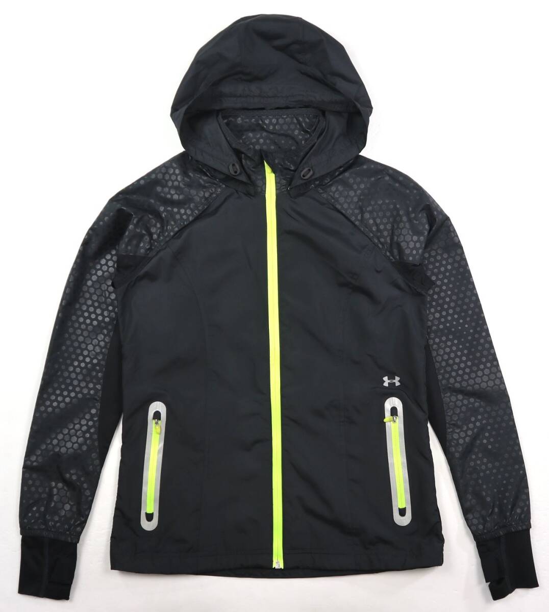 美品★UNDER ARMOUR アンダーアーマー 撥水ランニングジャケット/ジョギングウェア/レディース/SMサイズ拍卖