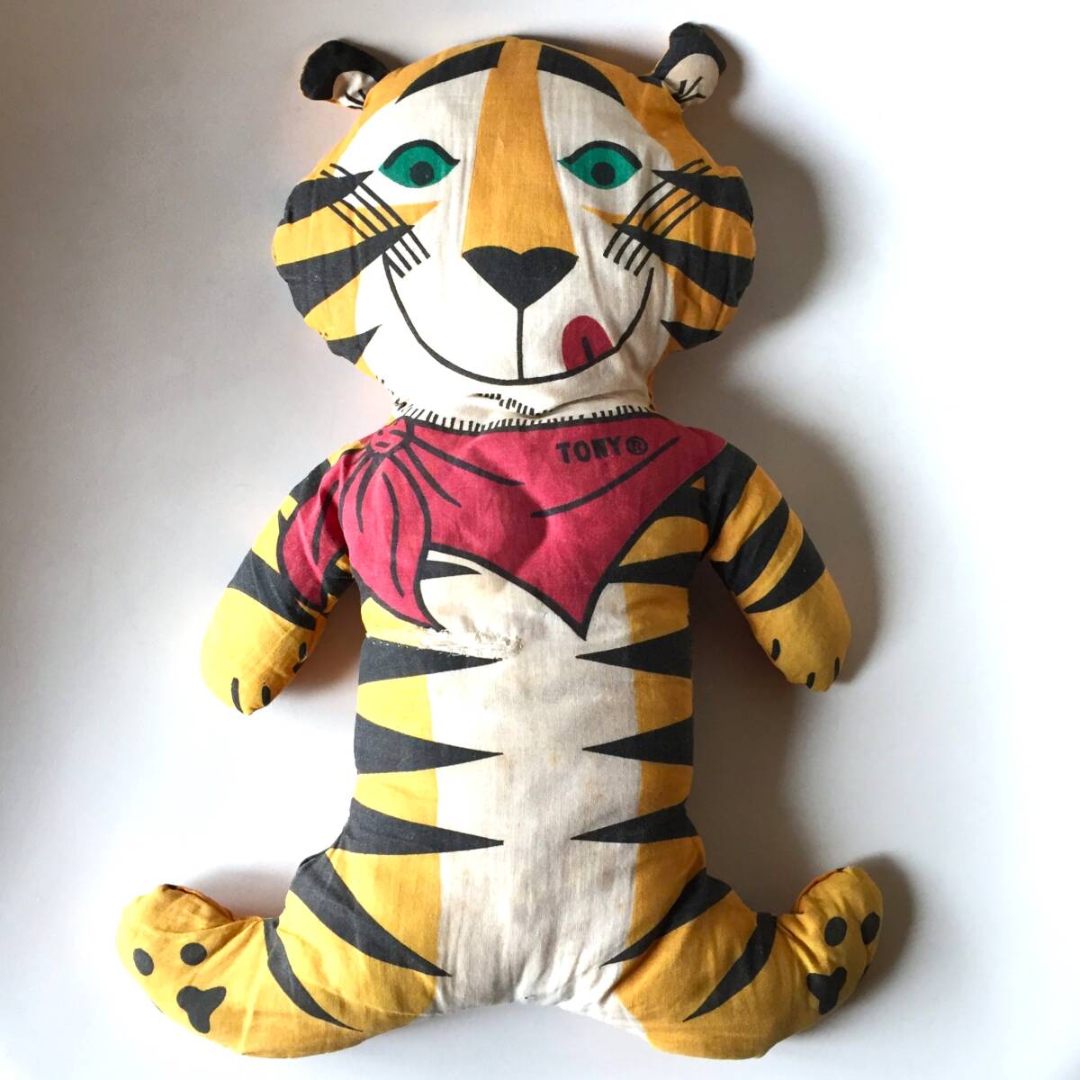 ◆ビンテージ Kellogg's Tony the Tiger 布製 ぬいぐるみ ケロッグ トニーザタイガー 70S シリアル 拍卖