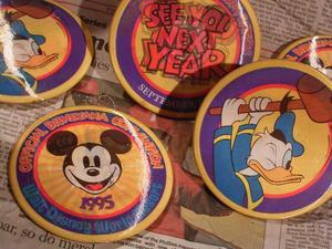 ★ 90's DISNEYANA ディズニーアナ オフィシャル 3D缶バッチ デッドストック 未開封ストック品 ★保管品整理 拍卖