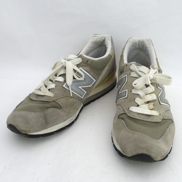 ★ ニューバランス スニーカー スエード 996 グレー 27.5cm USA製 M996 (0220515433)拍卖