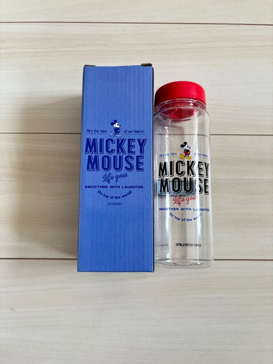◯(138)ミッキーマウス クリアボトル 460ml拍卖