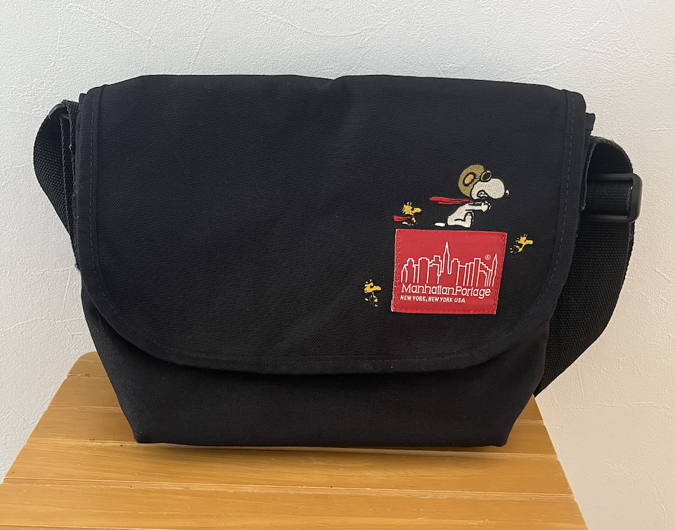Manhattan Portage x PEANUTS マンハッタンポーテージ ショルダーバッグ ピーナッツコラボ 2015年 迷彩 フライング・エース拍卖
