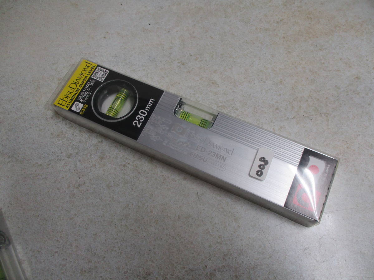 水平器 アルミスーパーレベル 230ミリ マグネット付 1本で¥1500 送料¥185拍卖