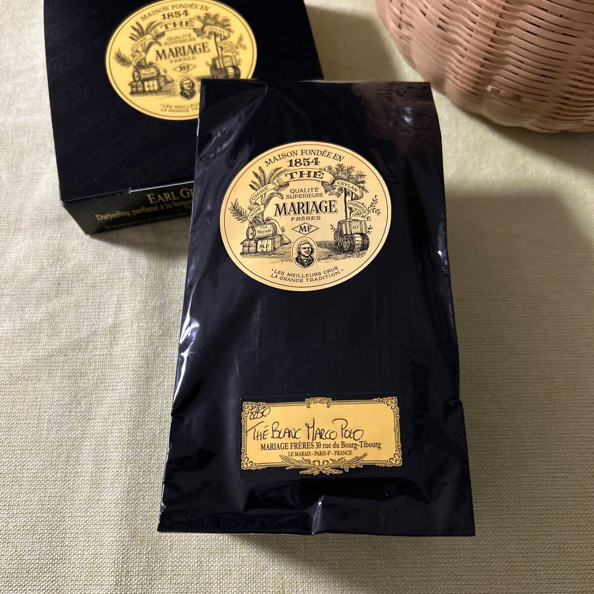 unefoisplus ◇ 紅茶 フランス ◇ マリアージュフレール MARIAGE FRERES ◆ 白茶 マルコポーロ ブラン ◆ 100g拍卖