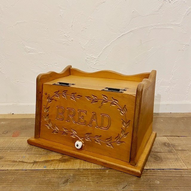 アメリカ ヴィンテージ ブレッドケース カントリー インテリア キッチン雑貨 店舗備品 店舗什器 アメリカン雑貨【B1910】拍卖