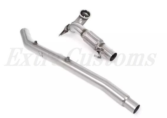 MILLTEK ダウンパイプ アウディ S3 2.0TFSI Quattro Sportback 310PS 8Y 純正キャタバックエキゾースト 触媒無し拍卖