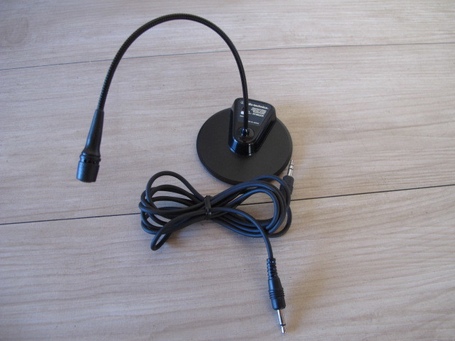 【現状渡し】audio-technica・オーディオテクニカ「AT9820X」コンパクトスタンドマイクロフォン*単一指向性・プラグインパワー・日本製拍卖