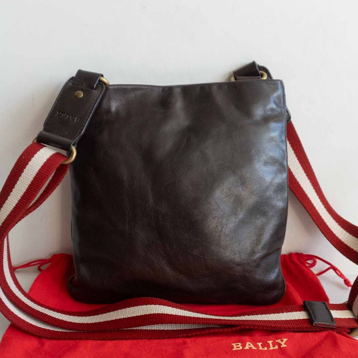 【定番】BALLY 【ショルダーバッグ】ブラウン トレインスポッティング バリー 25020082拍卖