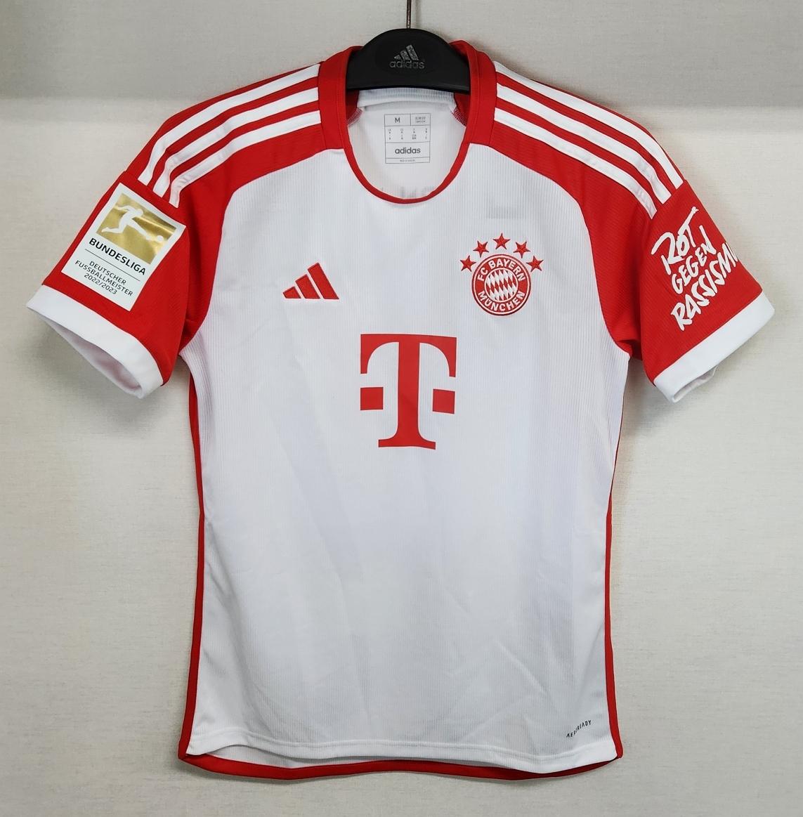 23-24バイエルン・ミュンヘン Bayern Munich(H)#9 ハリー・ケイン KANE 半袖 adidas ブンデスリガ仕様 S拍卖