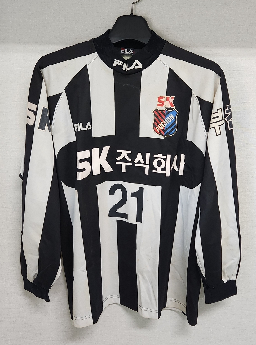00 富川SK(GK)#21 Lee Yong-Bal 選手用長袖 韓国Kリーグ XL拍卖