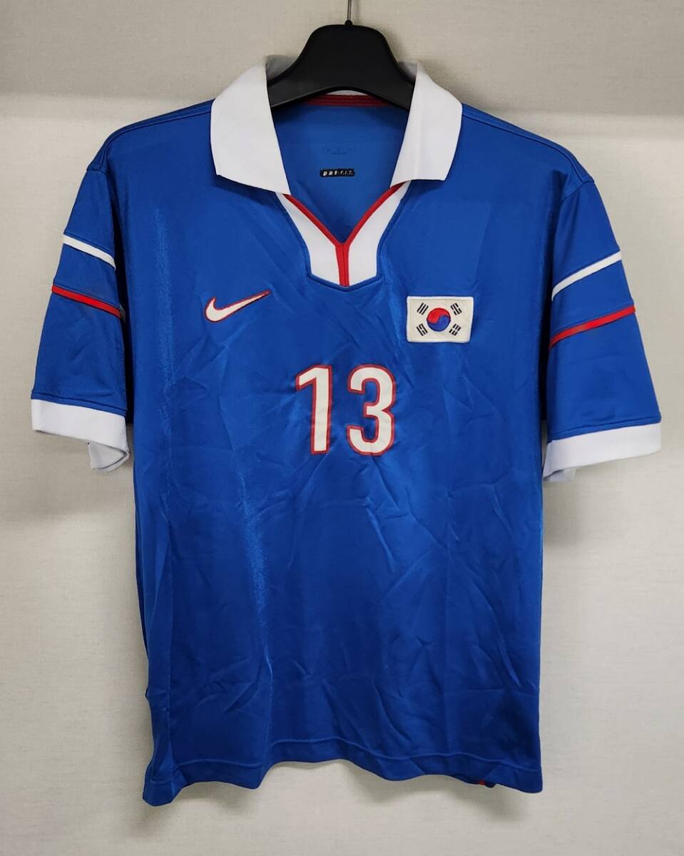 00-01 韓国(A)#2 朴智星 パク・チソン Ji-sung PARK 選手用 実使用着用 KFA Nike正規 L拍卖