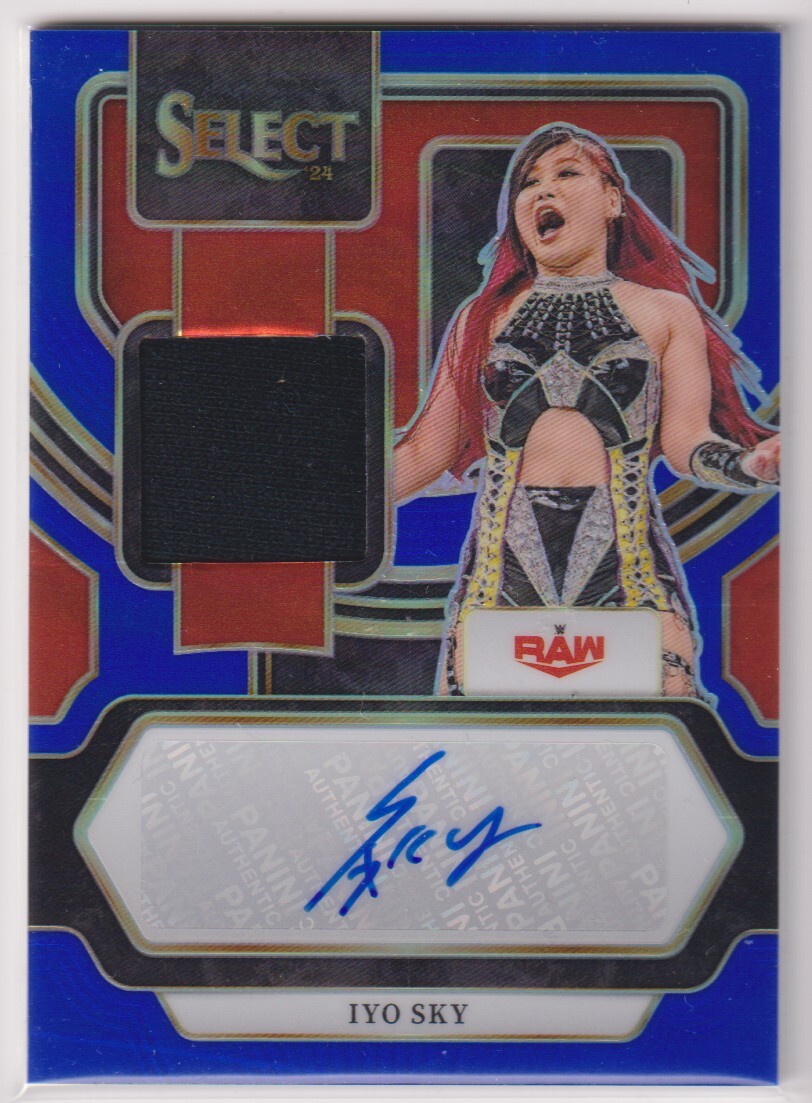 WWE IYO SKY AUTO 2024 PANINI SELECT ( IO SHIRAI ) AUTHENTIC MEMORABILIA PRIZM AUTOGRAPH SIGNATURES /35 枚限定 紫雷イオ 直筆 サイン拍卖