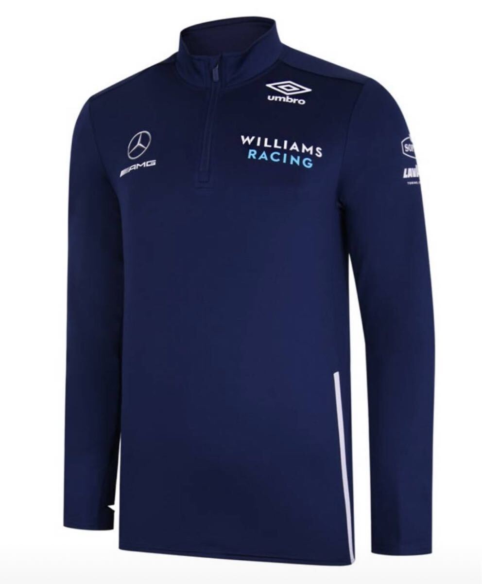 新品 F1 アンブロ ウィリアムズ レーシング チーム レプリカ 1/4ジップ ミッドレイヤー トップ XXL 定価18,700円 umbro Willliams Racing 拍卖