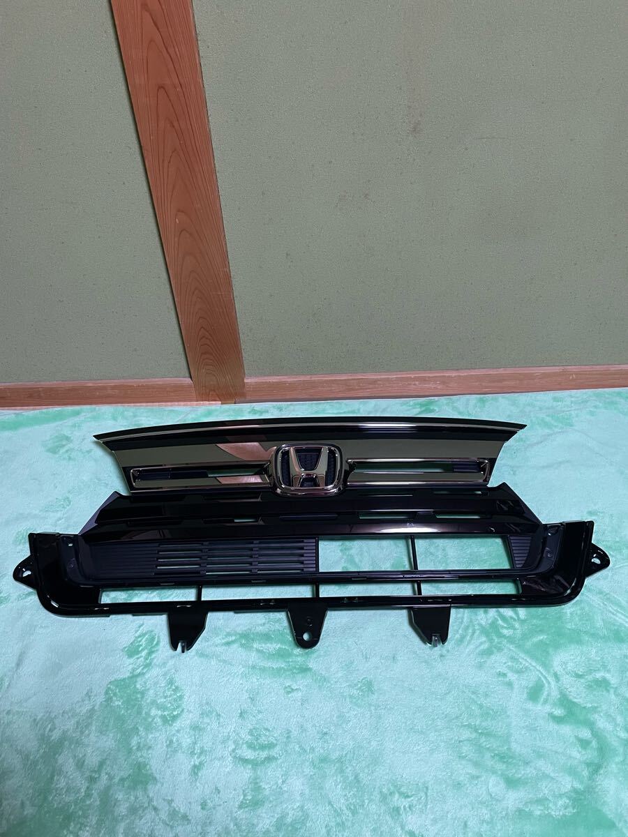 ★新車外し★純正 後期 N-BOX Nボックス エヌボックス カスタム JF3 JF4 フロントグリル 71121-TTCY-J210-M1 ダークメッキ コーディネート 拍卖