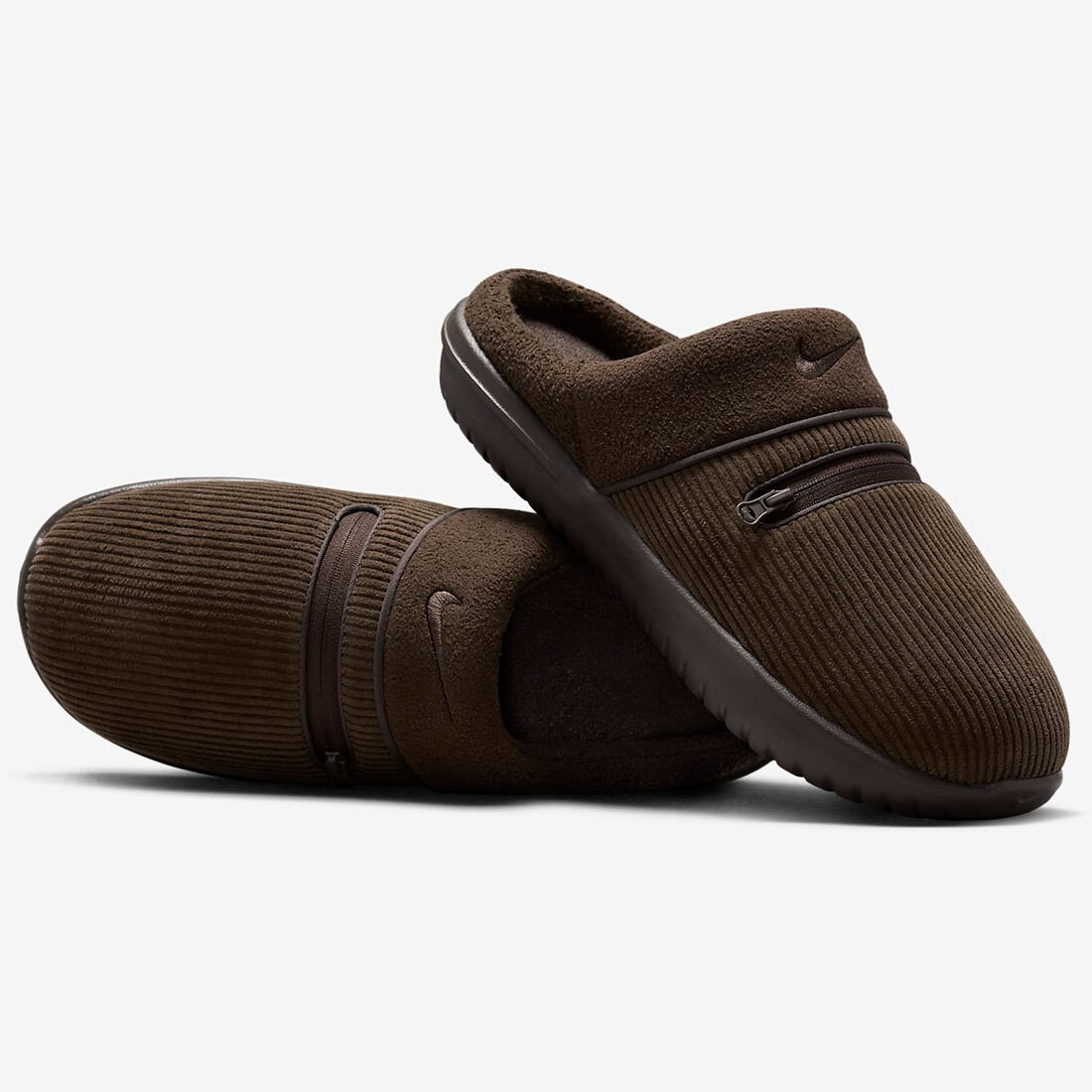ナイキ バロウ SE 26cm ブラウン 茶色 コーデュロイ フリース BURROW SE メンズ サンダル スリッパ拍卖