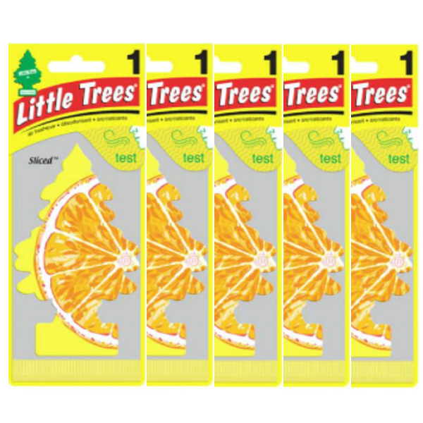 Little Trees エアフレッシュナー リトル・ツリー スライス USDM 5枚セット拍卖