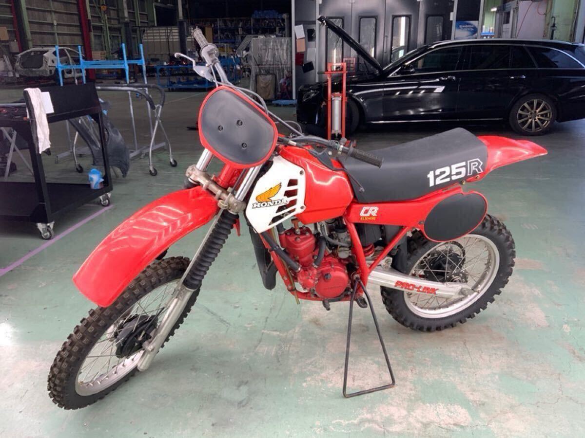 新車同様! CR125R JE01 エルシノア レーサー 競技用 125cc 総走行距離0キロ ELSINORE HONDA モトクロス オフロード 現状販売拍卖