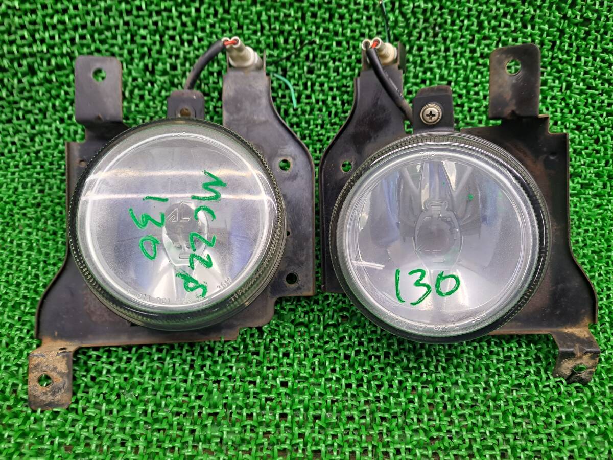 ★ 130 スズキ ワゴンR RR MC21S MC22S フォグランプ 左右 セット フォグライト 左 右 レンズ拍卖