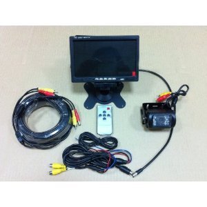 7インチモニター+ バックカメラ12V/24V兼用 バックカメラセット+一体型20Mケーブル トラック、バス、重機等対応◇DVM-CR-OM7BKKB20M拍卖