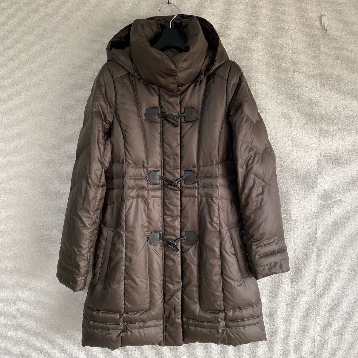 23区 ロングダウンコート 暖かい 38 ブラウン 寒冷地 厳冬期 DMW拍卖