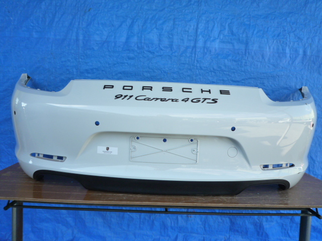 BH42 ポルシェ 911 カレラ4 GTS リアバンパー 白 99150541104/06/28FFF拍卖