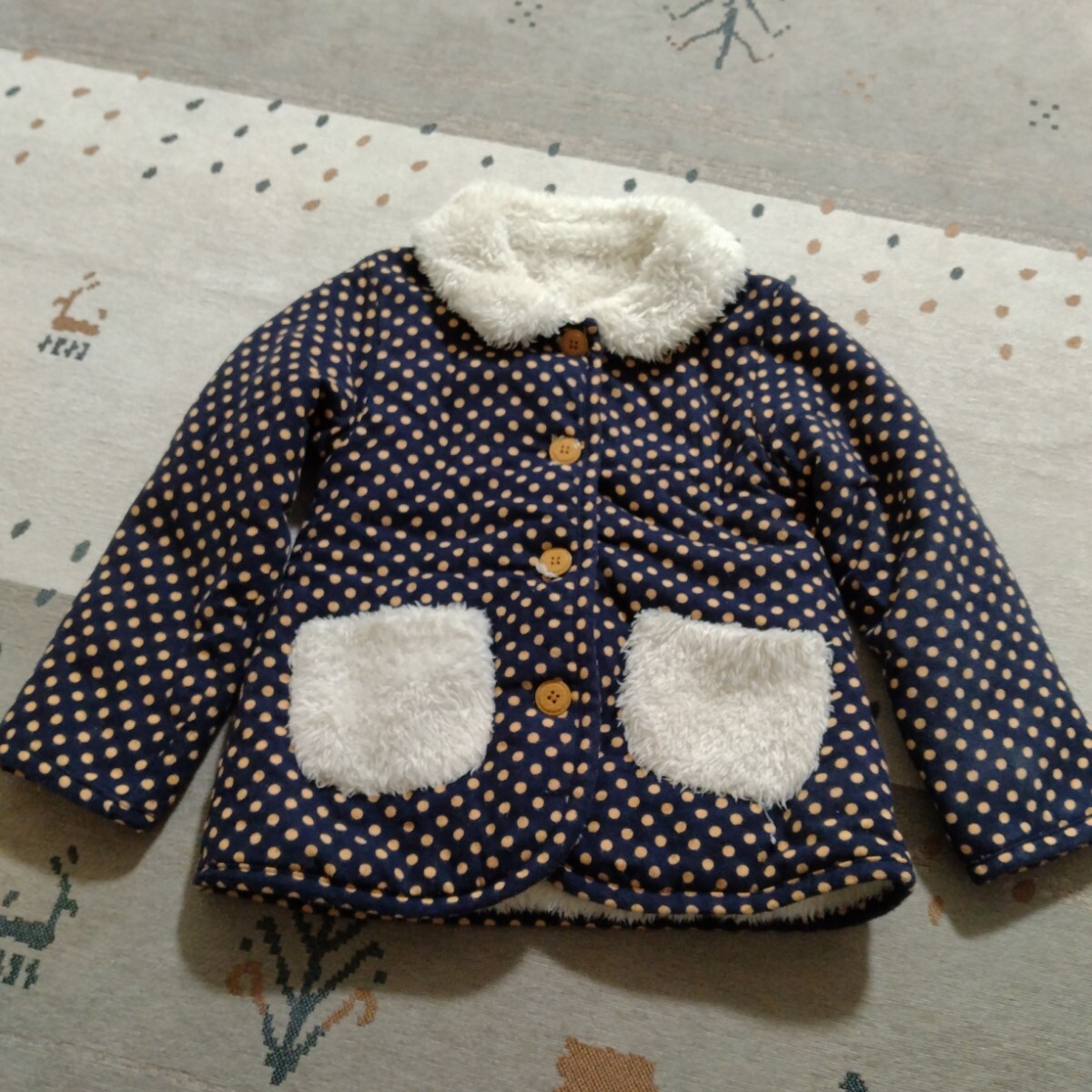 コート ブルゾン 女の子裏シャギーアウター120拍卖