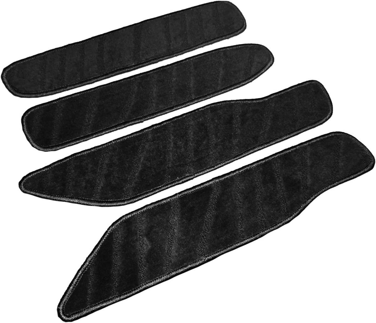 アルファード/ヴェルファイア 30系 ステップ マット フロアマット ブラック エントランスマットブラックサイド 4枚セットlf-189拍卖