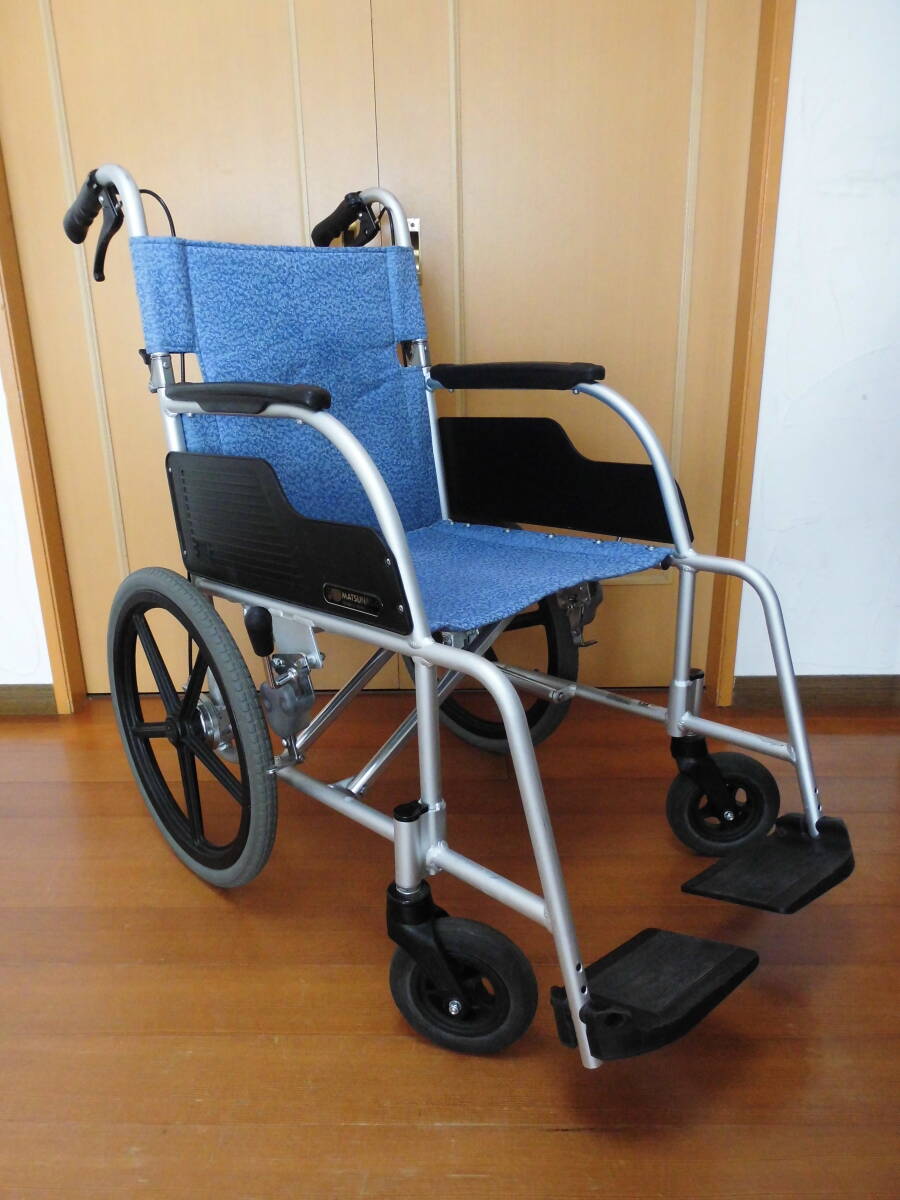 手渡し可能!松永製作所 ECO-301 アルミ製介助式車椅子 スタンダードタイプ拍卖