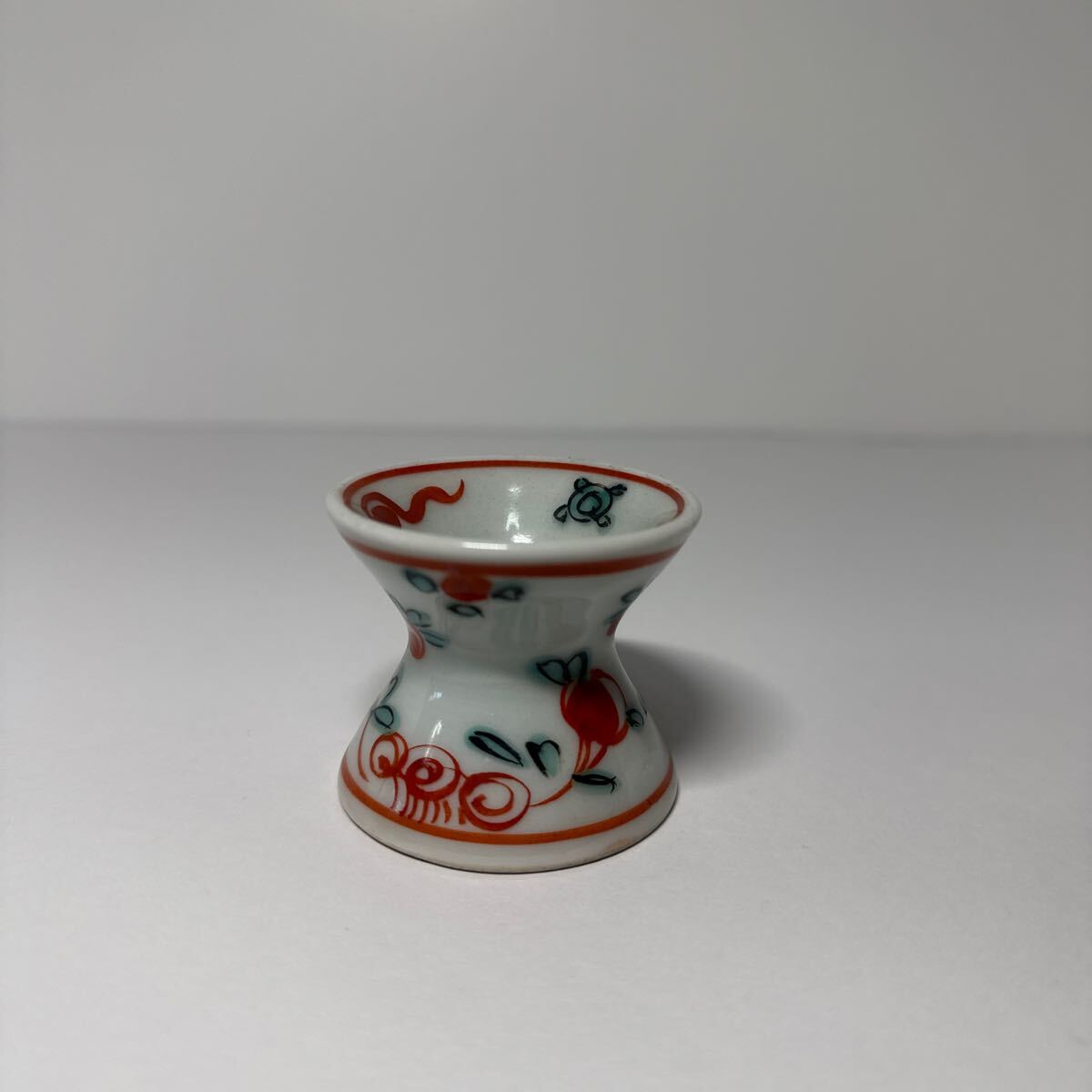 初出し品 京焼 蓋置 赤絵 茶道具 抹茶 ★広島発送★拍卖