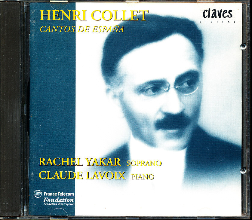 Claves ラシェル・ヤカール/Rachel Yakar - コレ:スペインの歌~声楽作品集 4枚同梱可能 b7B000025VV0拍卖