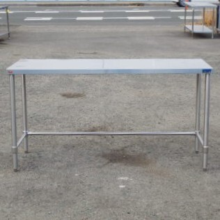 マルゼン 業務用 ステンレス 作業台 W150 D60 H80cm 厨房 BW-T156N 3方枠拍卖