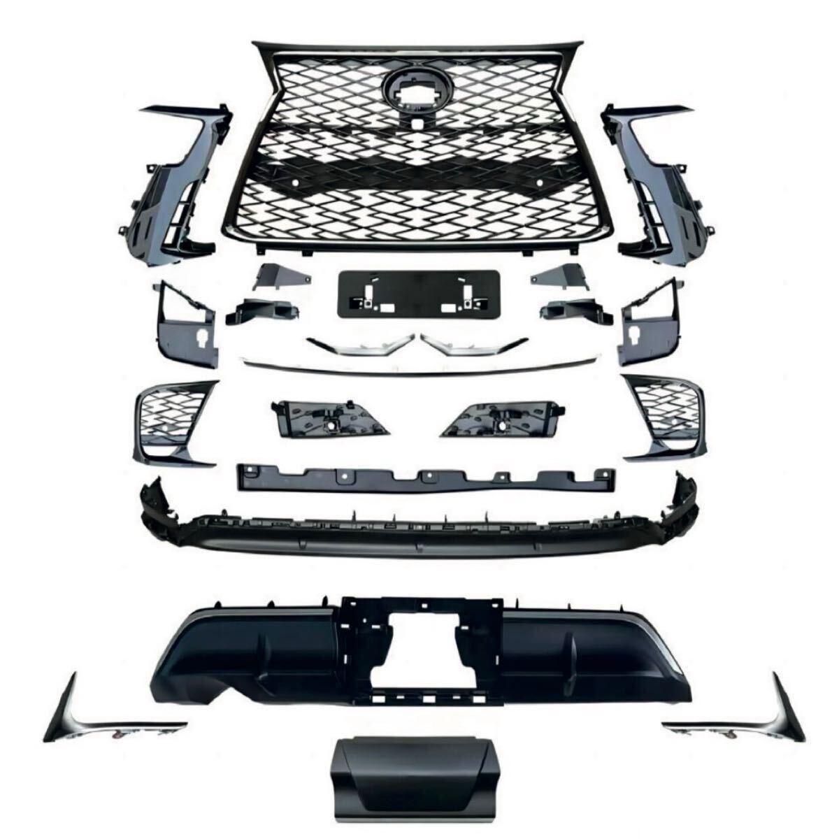 Lexus LX600用 F SPORT仕様エアロキット フロント&リアセット(未塗装) 別途塗装承ります拍卖