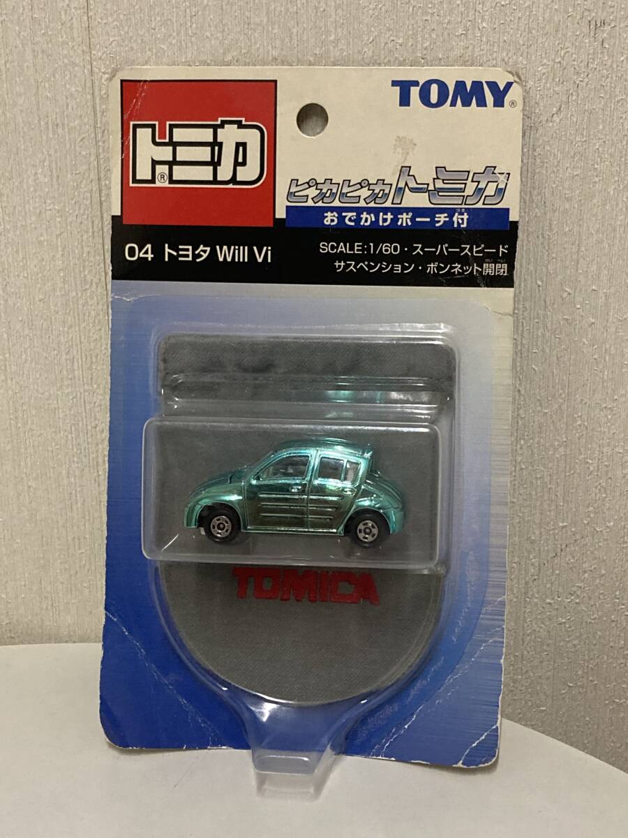 送料無料 タカラトミー トミカ  ピカピカトミカ トヨタ WillVi tomica メッキ拍卖